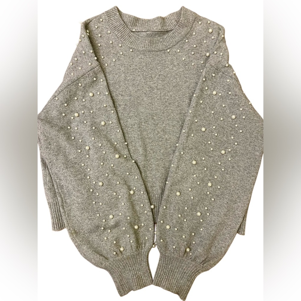 Long Sleeve Pearl Sweater (Chelsea & Violet?) - Picture 6 of 15